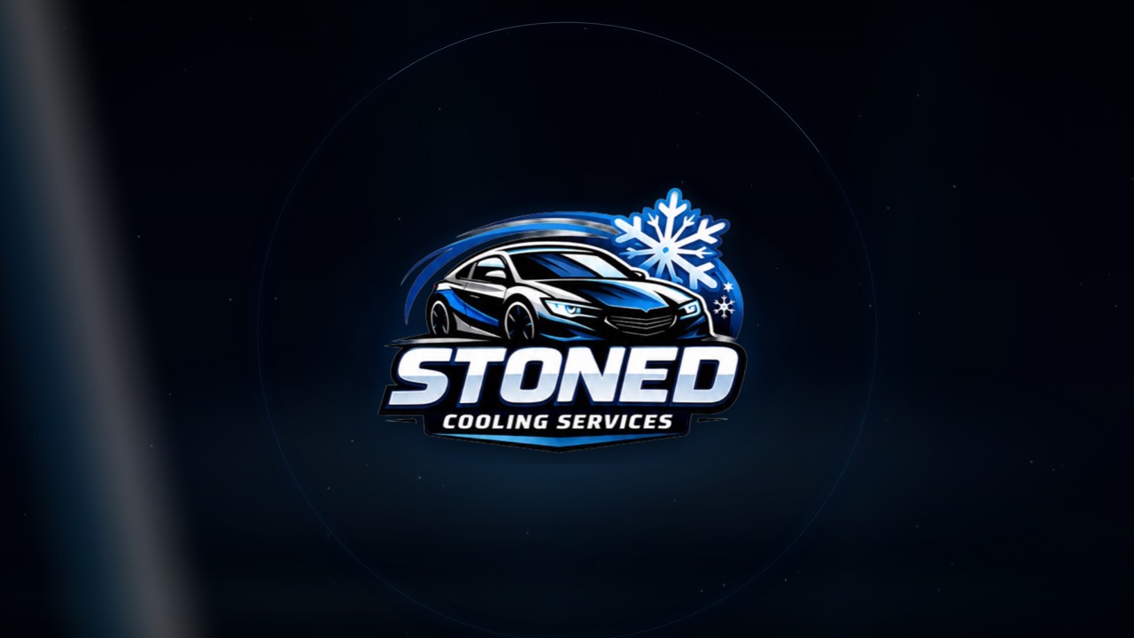 Stoned Cooling Services logo design